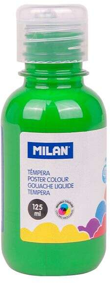 Botella tempera Milan 125ml Verde Claro