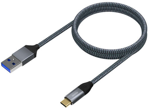 Imagen extra Aisens Cable USB 3.1 GEN2 Aluminio 10GBPS 3A - Tipo USB-C Macho a USB-A Macho - 1.5M - Gris