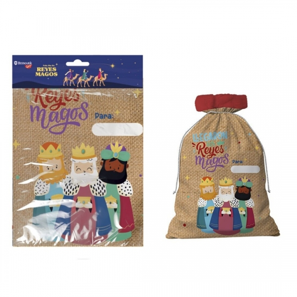 Bismark Saco para Regalos con Diseño de Reyes Magos 