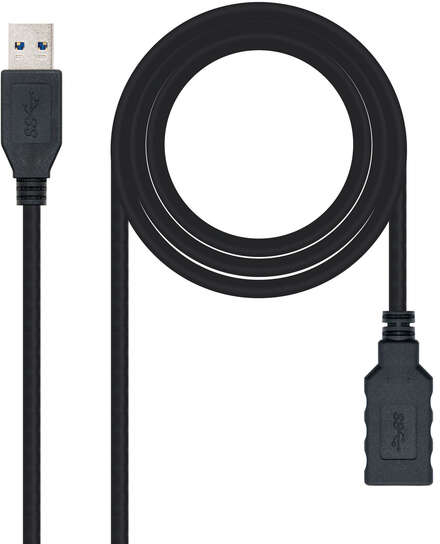 Nanocable Cable USB 3.0 USB-A Macho-Hembra 3m