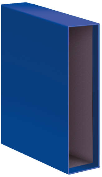 Cajetin Archivador Folio Lomo Ancho. Azul