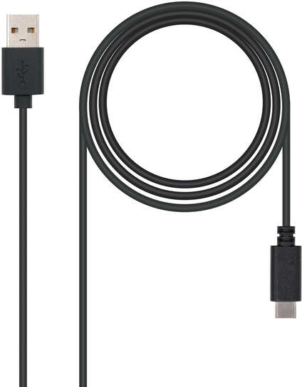 Nanocable Cable USB-C 2.0 Macho a USB-A Macho 2m