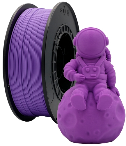 Filamento 3D PLA Diametro 1.75mm Bobina 1kg Color Morado Claro