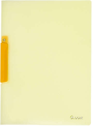 Dohe Dossier con Pinza Pivotante A4 Plastico de 450 Micras. Amarillo