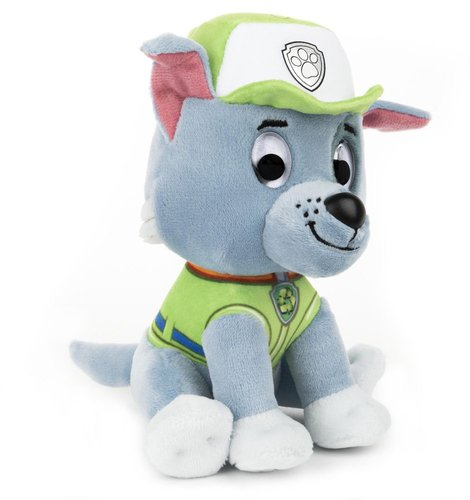 Imagen extra PATRULLA CANINA PELUCHE 15CM ROCKY