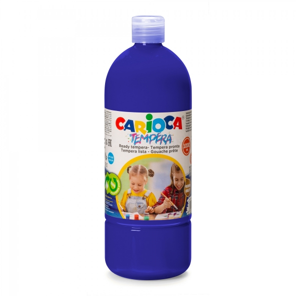 Carioca Botella Tempera 1000ml Morado