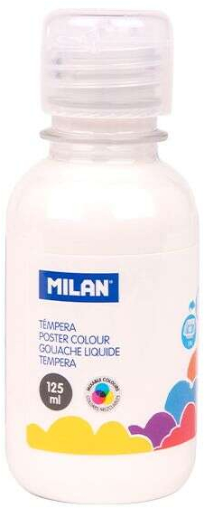 Botella tempera Milan 125ml Blanco