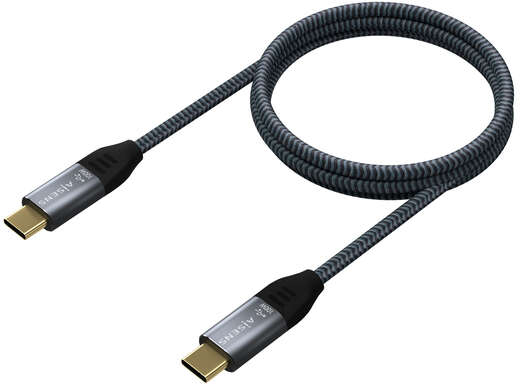 Imagen extra Aisens Cable USB 2.0 Aluminio 5A 100W E-MARK - USB-C Macho-Macho - 1 metro - Gris
