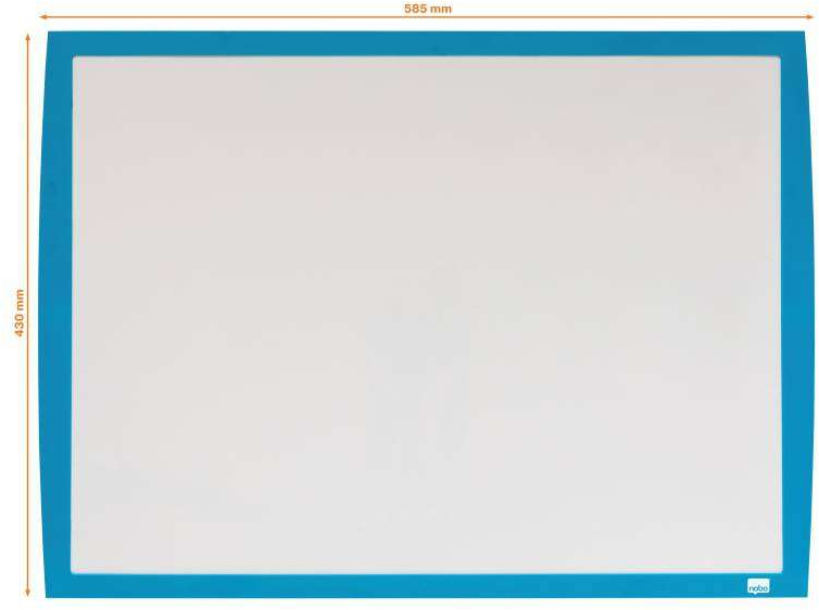Imagen extra Pizarra Blanca Magnetica Pequeña 585x430 mm. Nobo (Colores surtidos)