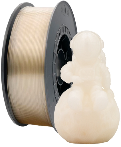 Filamento 3D PETG Diametro 1.75mm Bobina 1kg Color Transparente