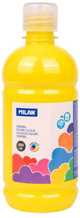 Botella tempera Milan 500ml Amarillo