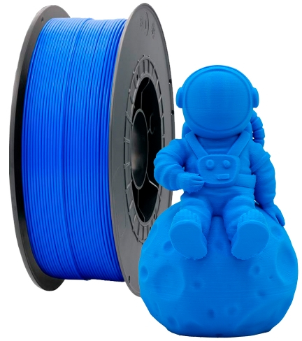 Filamento 3D PETG Diametro 1.75mm Bobina 1kg Color Azul