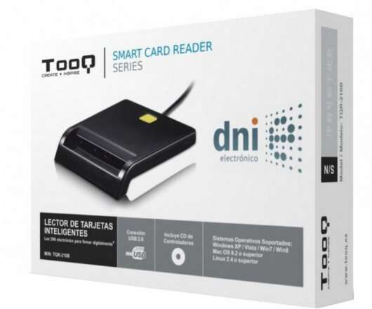 Imagen extra Tooq Lector de DNIe USB - Negro