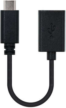 Imagen extra Nanocable Cable USB-C 2.0 Macho a USB-A Hembra 15cm