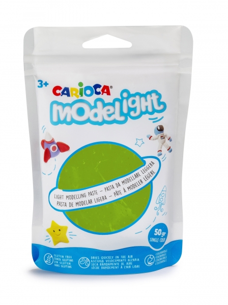 Carioca Modelight Pack de Pasta de Moldear Super Ligera Verde