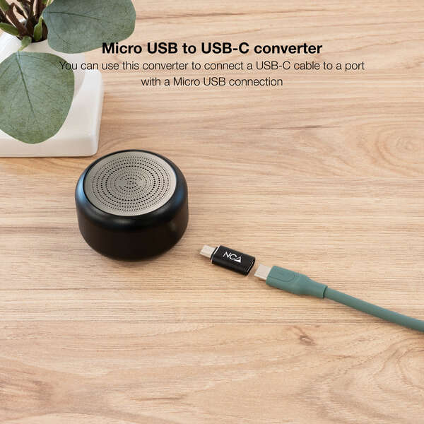 Imagen extra Adaptador MicroUSB Macho A USB-C Hembra - Negro