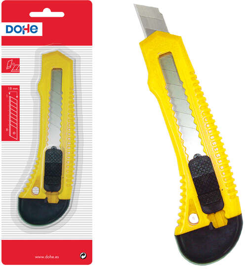 Cutter Economico Ancho. Cuter cuerpo de Plastico