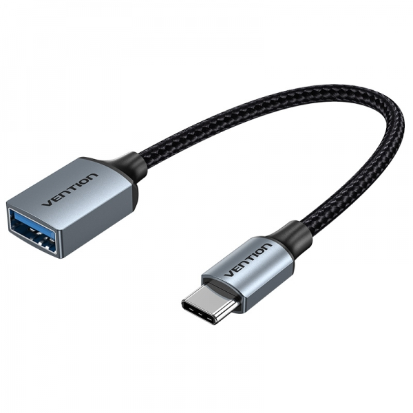 Imagen extra Vention Conversor USB-C Macho a USB Hembra - 0.15m - Gris