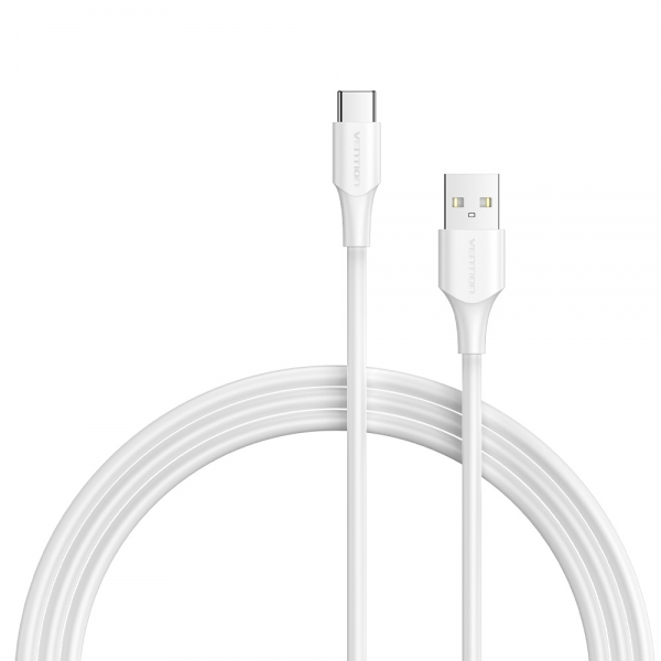 Vention Cable USB-A Macho a USB-C Macho - 1m - 3A - 60W - 480Mbps - Blanco