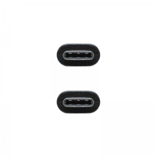Imagen extra Nanocable Cable USB 2.0 3A - Tipo USB-C Macho-Macho - 1.5m - Negro