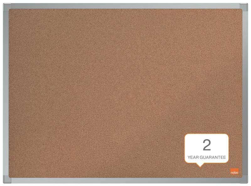 Imagen extra Tablero de Anuncios de Corcho 60x45 cm (marco de Aluminio). Nobo Essence
