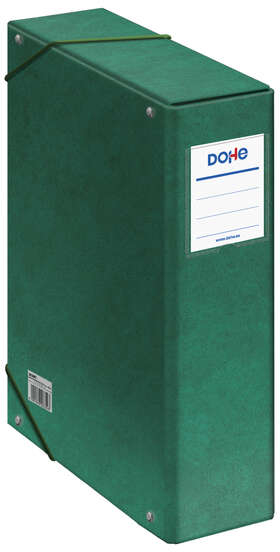 Caja Carpeta de Proyectos de 9cm de lomo. Verde