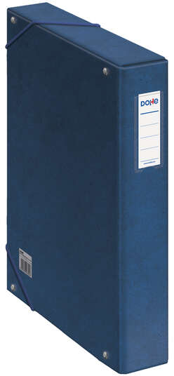 Caja Carpeta de Proyectos de 5cm de lomo. Azul