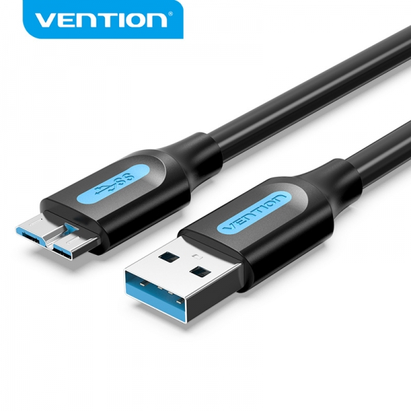 Imagen extra Vention Cable USB 3.0 Macho a MicroUSB Macho - 0.25m - Negro