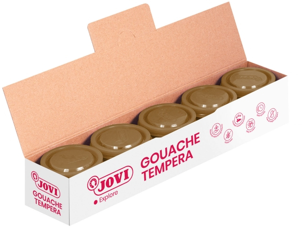 Imagen extra Tempera JOVI marron 35ml