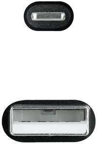 Imagen extra Cable Lightning A USB A/M - Mallado - 1 metro - Negro