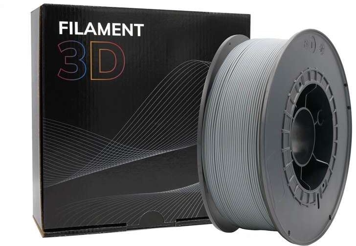Imagen extra Filamento 3D PLA Diametro 1.75mm Bobina 2.5kg Color Gris