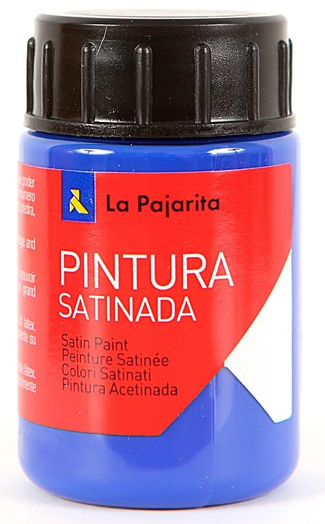 Imagen extra Pintura acrilica L-11 Azul Ultramar 35ml La Pajarita Latex satinada