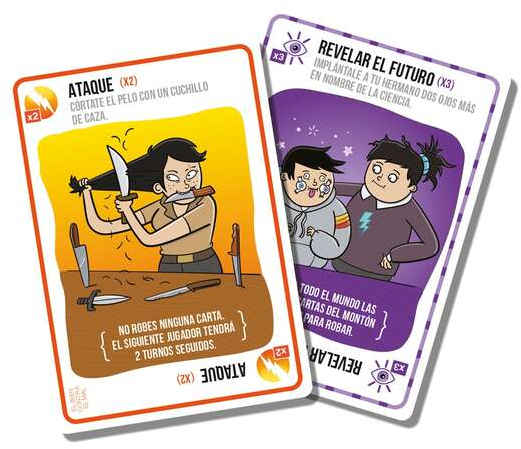 Imagen extra Exploding Kittens El Bien contra el Mal Juego de Cartas - Tematica Animales/Humor - De 2 a 5 Jugadores - Edad desde 7 Años - Duracion 15min