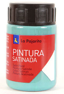 Imagen extra Pintura acrilica L-35 Turquesa 35ml La Pajarita Latex satinada
