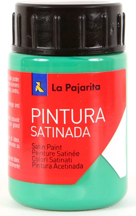 Imagen extra Pintura acrilica L-18 Verde Manigua 35ml La Pajarita Latex satinada