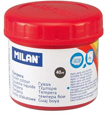 Tempera Milan 40ml Rojo Bermellon