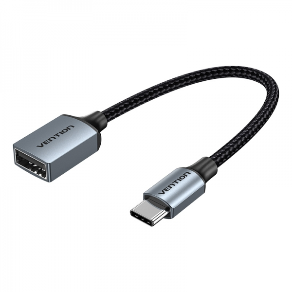 Imagen extra Vention Conversor USB-C Macho a USB Hembra - 0.15m - Gris