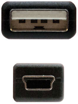 Imagen extra Nanocable Cable USB-A 2.0 Macho a MiniUSB Macho 1.8m