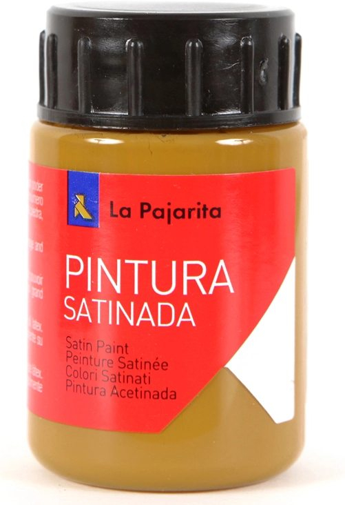 Pintura acrilica L-15 Sombra Tostada 35ml La Pajarita Latex satinada