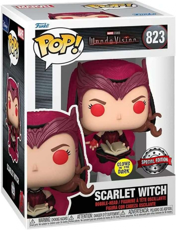 Imagen extra Funko Pop Marvel WandaVision Scarlet Witch Ed. Glows in the Dark