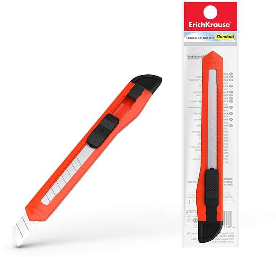 Imagen extra Cuter Plastico Standard 9mm ECONOMICO. Cutter cortador