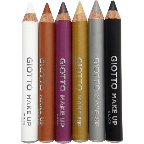 Imagen extra Giotto Make Up Metallic Pack con 6 Lapices Cosmeticos