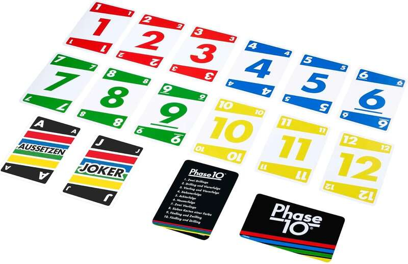 Imagen extra Phase 10 Juego de Cartas - De 2 a 4 Jugadores - Edad desde 7 Años - Duracion 15min
