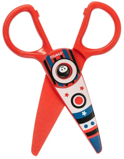 Imagen extra Dahle 54677 Kids Tijeras Infantiles 12cm para los mas Pequeños. Rojo