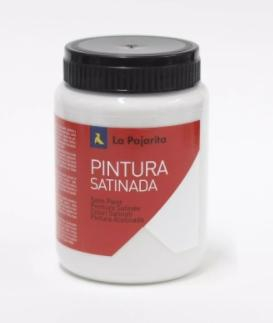 Pintura acrilica L-19 Gris Plata 35ml La Pajarita Latex satinada