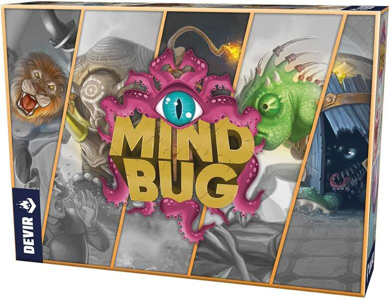 Mindbug Juego de Cartas - Tematica Animales - 2 Jugadores - Edad desde 8 Años - Duracion 15-25min