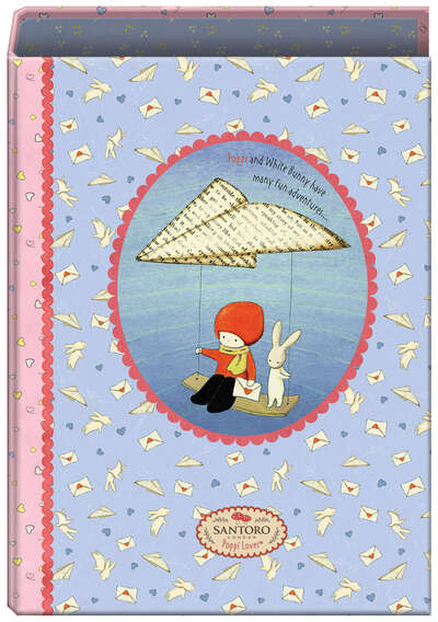 Dohe Santoro Poppi Loves Messenger Carpeta de 4 Anillas Folio