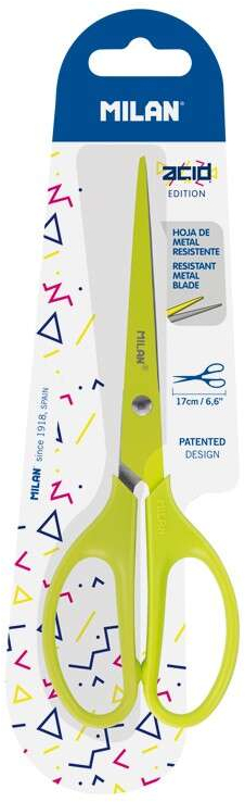 Imagen extra Milan Tijeras Oficina Acid con Cuchilla de Acero Inoxidable. Amarillo