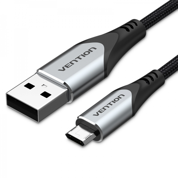 Imagen extra Vention Cable USB 2.0 Macho a MicroUSB Macho - 1.5m - 3A 480Mbps - Negro