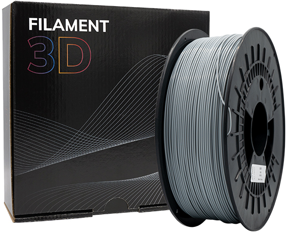 Filamento 3D PLA TOUGH Diametro 1.75mm Bobina 1kg Color Gris